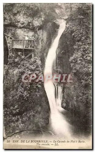 Cartes postales Env De La Bourboule La Cascade du Plat a Barbe