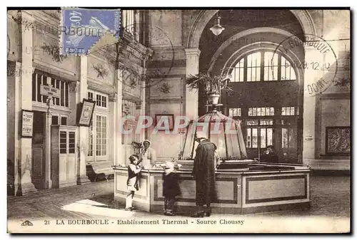 Cartes postales Env De La Bourboule Etablissement Thermal Source Choussy