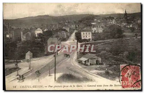 Ansichtskarte AK Chatelguyon Vue Generale Prise de La Gare