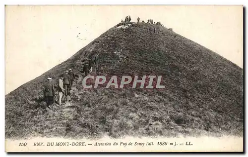 Ansichtskarte AK Environs du Mont Dore Ascension de Puy de Sancy