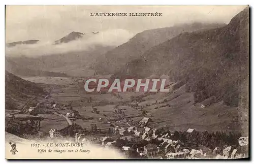 Cartes postales Le Mont Dore Effet de nuages sur le Sancy