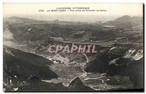 Cartes postales Le Mont Dore Vue Orise du Sommet du Sancy