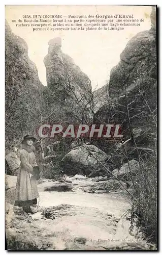 Cartes postales Puy De Dome Panorama des Gorges d Enval