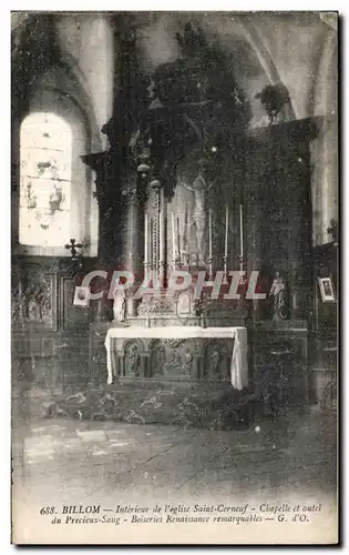 Ansichtskarte AK Billom Interieur de L Eglise Saint Cerneuf