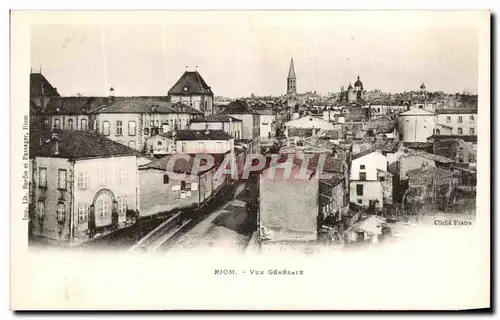 Cartes postales Riom Vue Generale