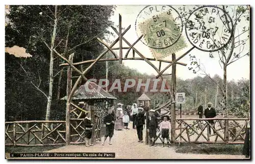 Cartes postales Paris Plage Porte Rostique Un Coin du Parc Enfants