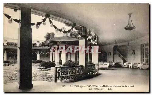 Cartes postales Le Touquet Paris Plage Casino de La Foret La Terrasse