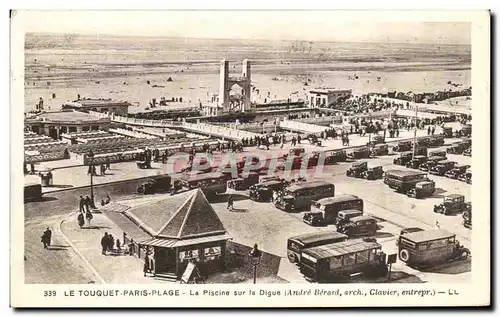 Cartes postales Le Touquet Paris Plage La Piscine Sur La Digue