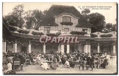 Cartes postales Le Touquet Paris Plage Le Casino Devant L Orchestre