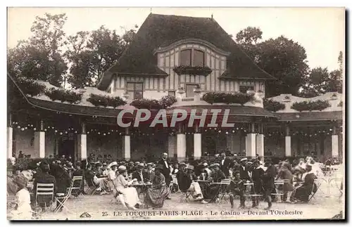 Cartes postales Le Touquet Paris Plage Le Casino Devant L Orchestre