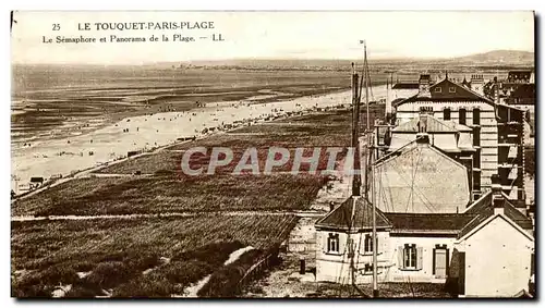 Cartes postales Le Touquet Paris Plage Le Semaphore et Panorama de La Plage