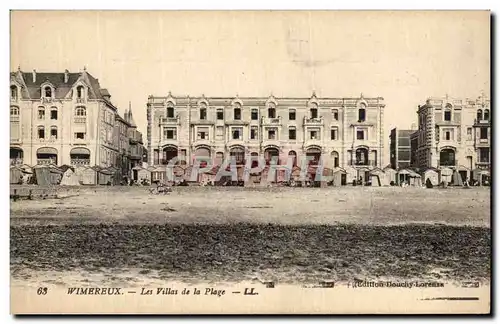 Cartes postales Wimereux Les Villas De La Plage