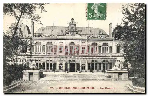 Cartes postales Boulogne Sur Mer Le Casino Lion