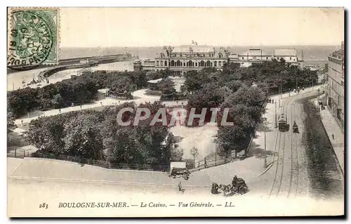 Cartes postales Boulogne Sur Mer Le Casino Vue Generale