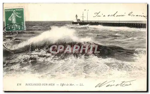 Cartes postales Boulogne Sur Mer Effet de Mer