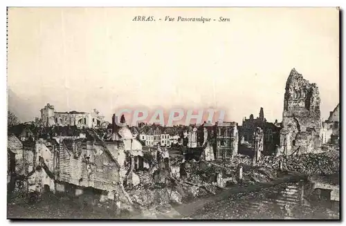 Cartes postales Arras Vue Panoramique Militaria