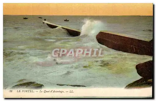 Cartes postales Le Portel Le Quai d Accostage