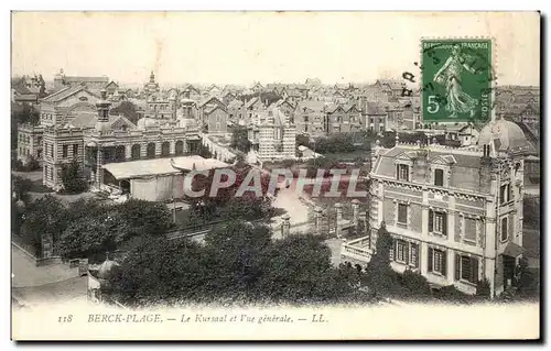 Cartes postales Berck Plage Le Kursaal et Vue Generale