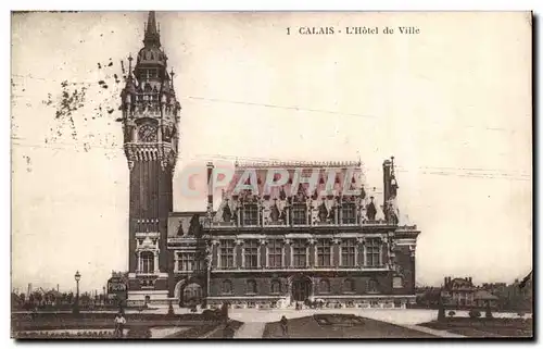 Cartes postales Calais L Hotel de Ville