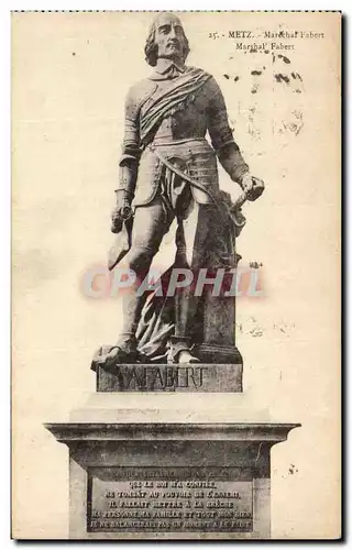 Cartes postales Metz Marechal Fabert