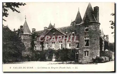 Cartes postales Vallee Du Guer Le chateau de Kergrist