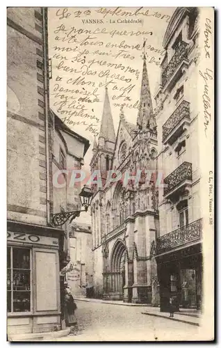 Cartes postales Vannes La cathedrale