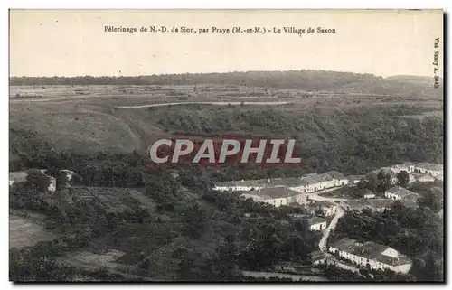 Cartes postales Praye Le Village de Saxon Pelerinage de ND de Sion