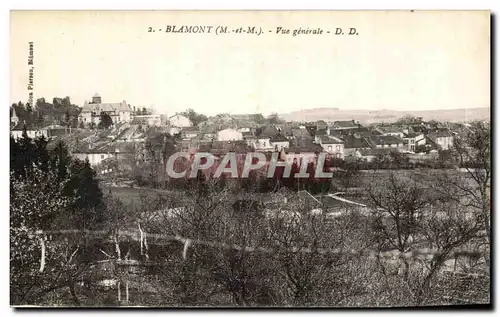 Cartes postales Blamont Vue Generale