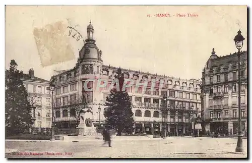 Cartes postales Nancy Place Thiers