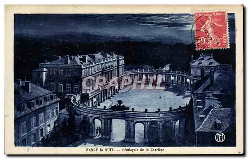 Cartes postales Nancy La Nuit Hemicycle de la Carriere