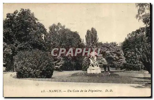 Cartes postales Nancy Un Coin de la Pepiniere