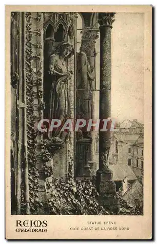 Cartes postales Reims La Cathedrale Statue D Eve