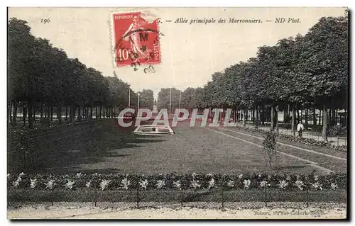 Ansichtskarte AK Reims Allee Principale Des Marronniers