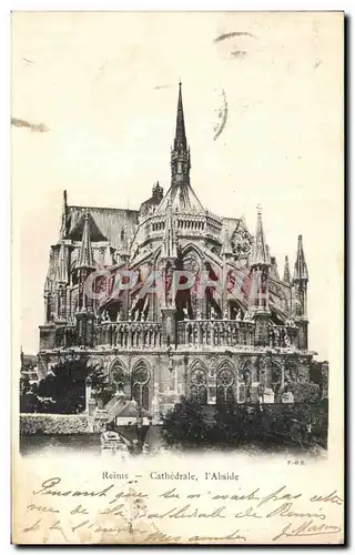 Cartes postales Reims Cathedrale L Abside