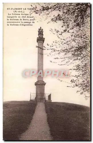 Ansichtskarte AK Saint Florent Le Vieil La colonne dorique