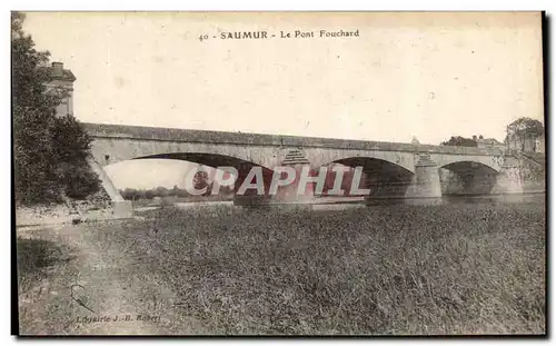 Cartes postales Saumur Le pont Fouchard