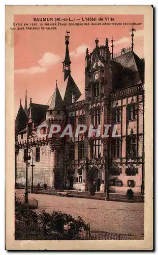 Cartes postales Saumur L Hotel de Ville