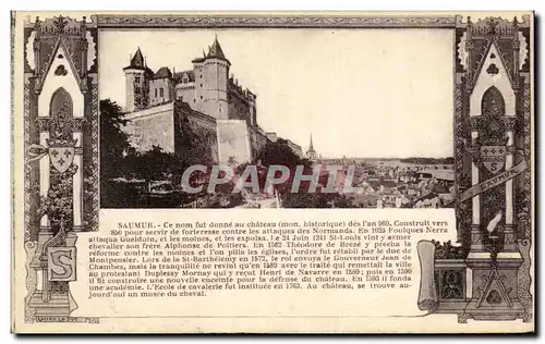 Cartes postales Saumur Chateau