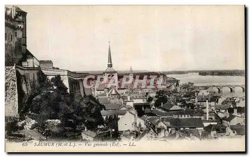 Cartes postales Saumur Vue Generale