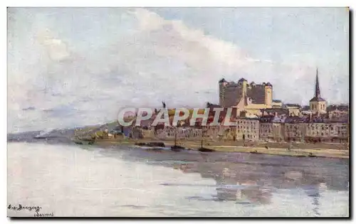 Cartes postales Saumur Bords de La Loire Chateau