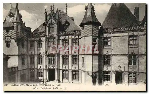 Cartes postales Saumur L Hotel De Ville