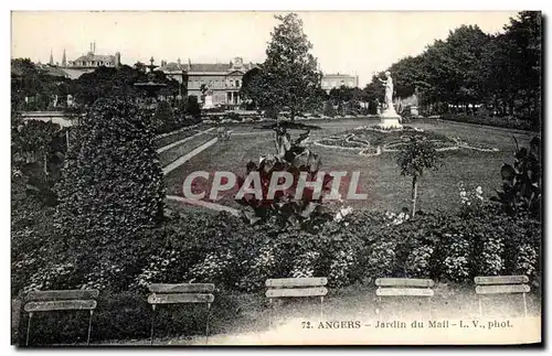 Cartes postales Angers Jardin du Mail