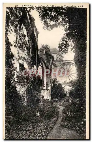 Ansichtskarte AK Angers Ruines de L Abbaye de Toussaints