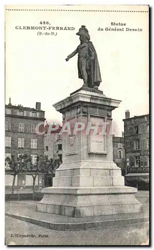 Ansichtskarte AK Clermont Ferrand Statue du General Desaix