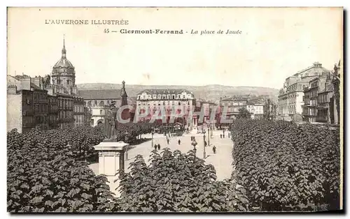 Cartes postales Clermont Ferrand La Place de Jaude