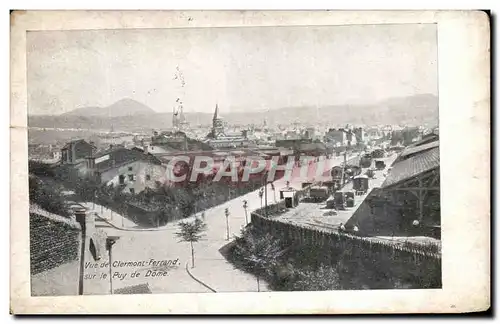 Cartes postales Vue de Clermont Ferrand Sur le Puy De Dome