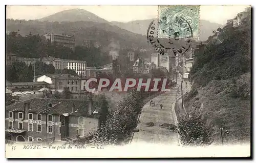 Cartes postales Royat Vue Prise du Viaduc