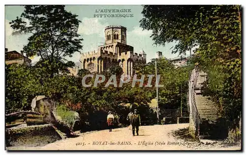 Cartes postales Royat Les Bains L Eglise