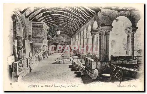 Cartes postales Angers Hopital Saint Jean le Cloitre