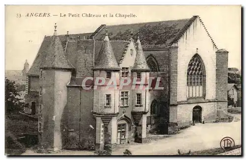 Ansichtskarte AK Angers Le petit Chateau Et La Chapelle